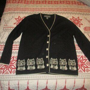 Terazzo Tails Dog embroidered sweater L